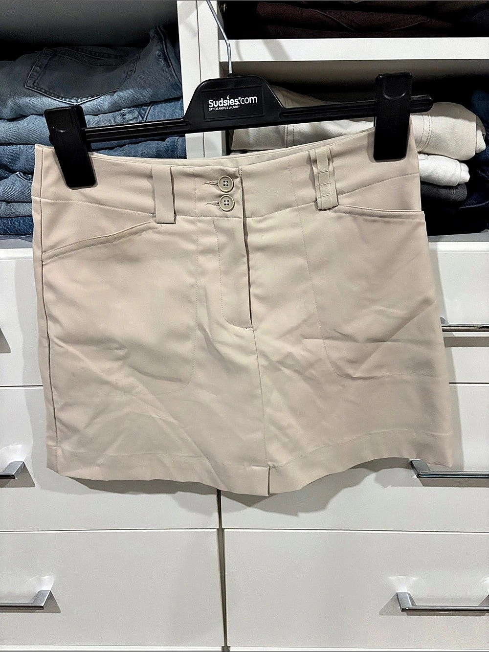 Nike Dri-FIT Women's Beige Athletic Shorts Size 2